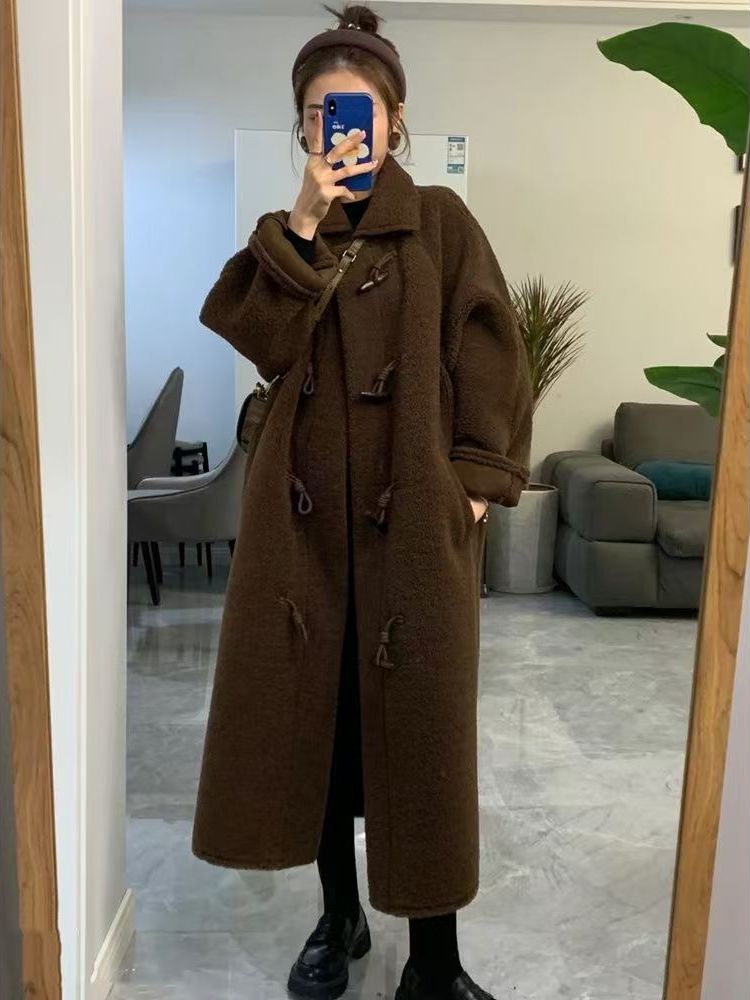 Wool Coat Peacoat - Casaco de Inverno Longo e Grosso