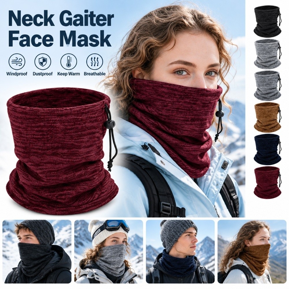 Neck Gaiter Fleece - Novo protetor de pescoço em fleece
