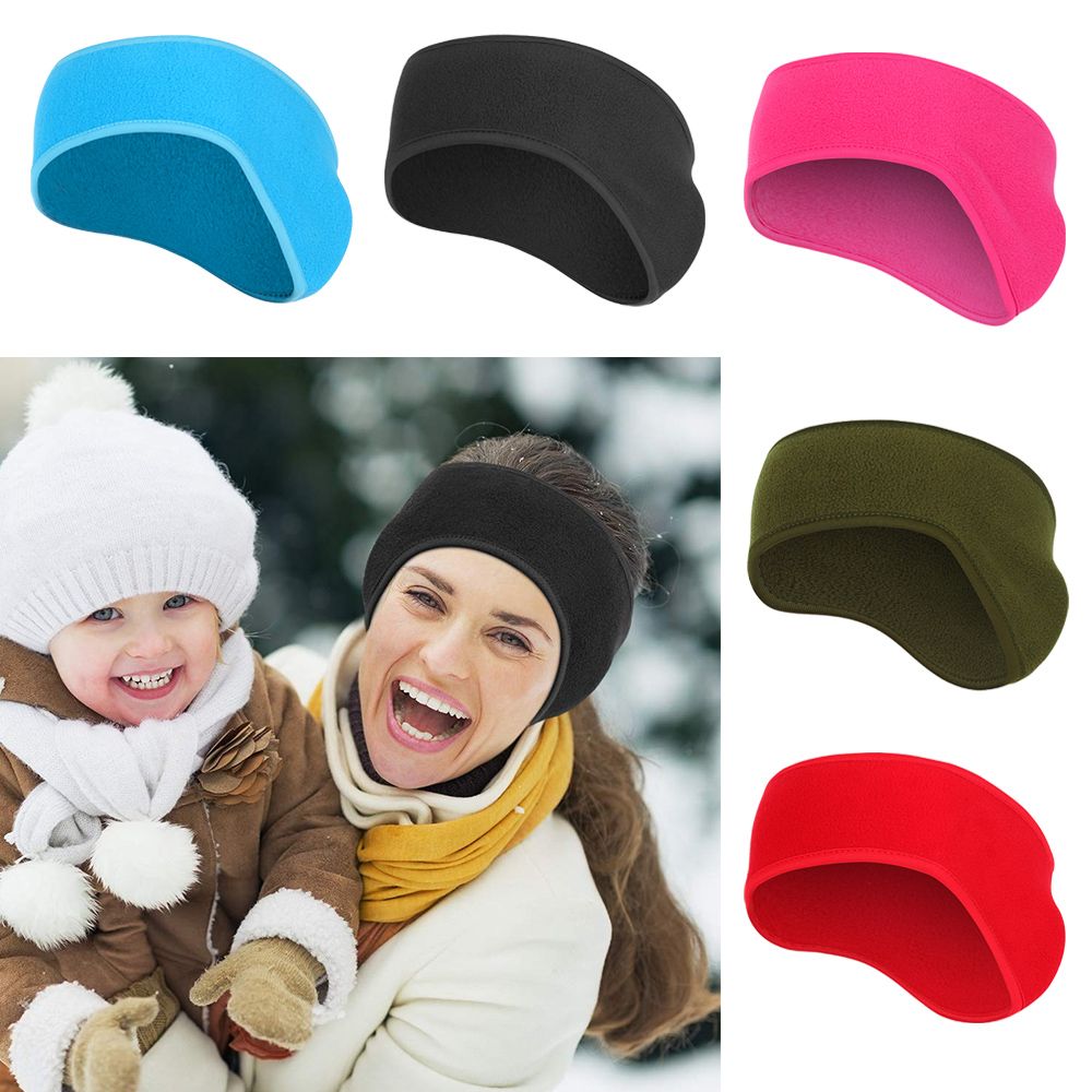 1 unidade de faixa de cabelo p - Fleece Ear Warmer Band avaliação e preço