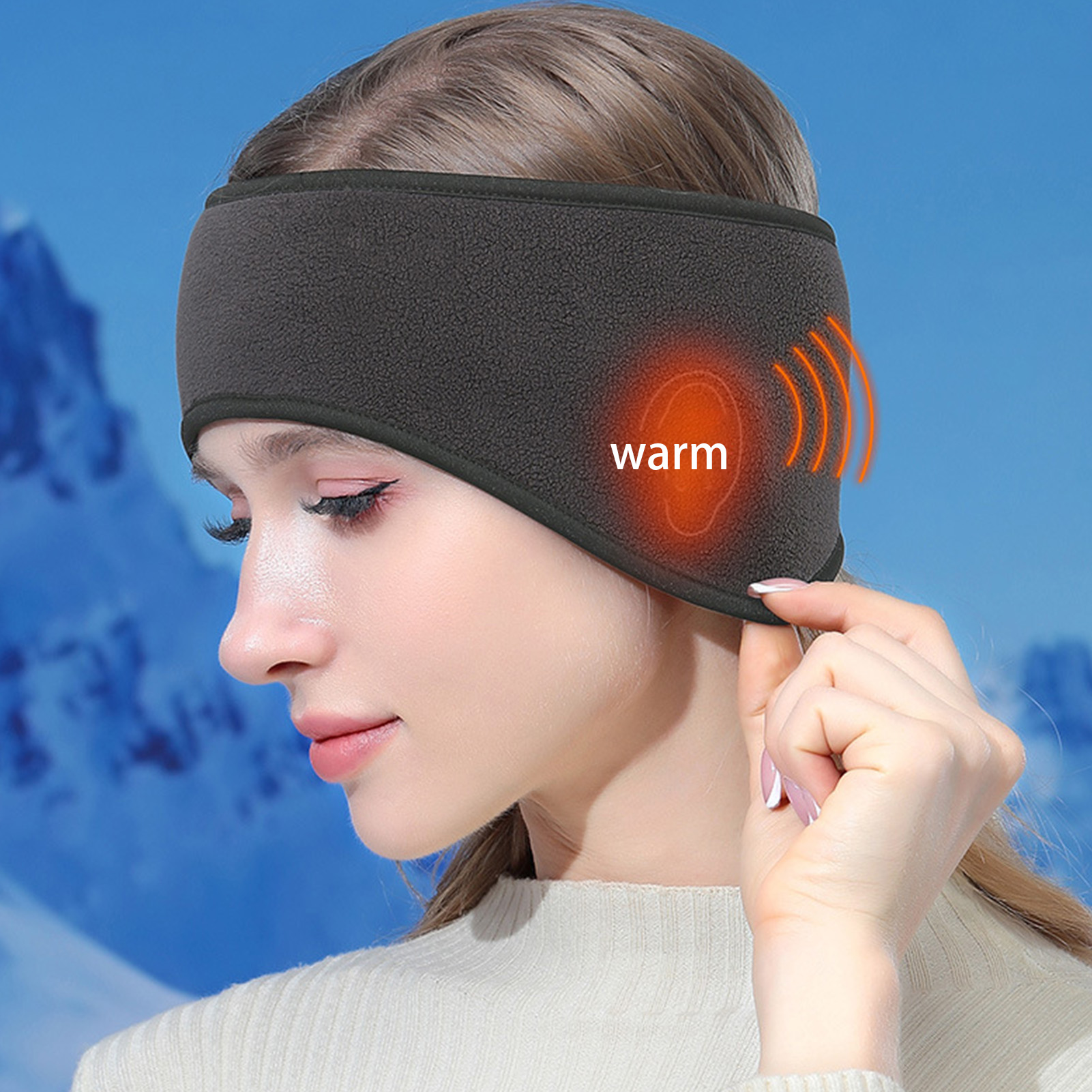Faixa de Cabeça Térmica de Lã  - Fleece Ear Warmer Band avaliação e preço
