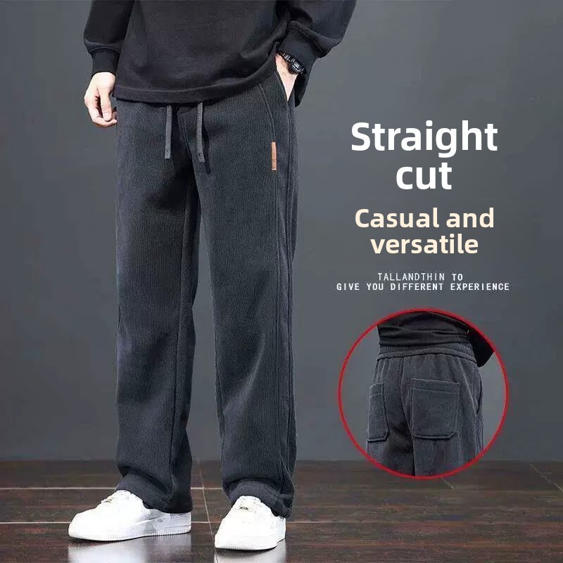 Calças Casuais Masculinas de C - Corduroy Pant Warm avaliação e preço