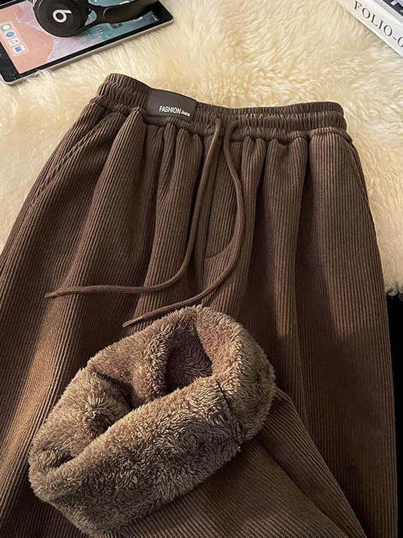 Calças Casuais Estilo American - Corduroy Pant Warm avaliação e preço