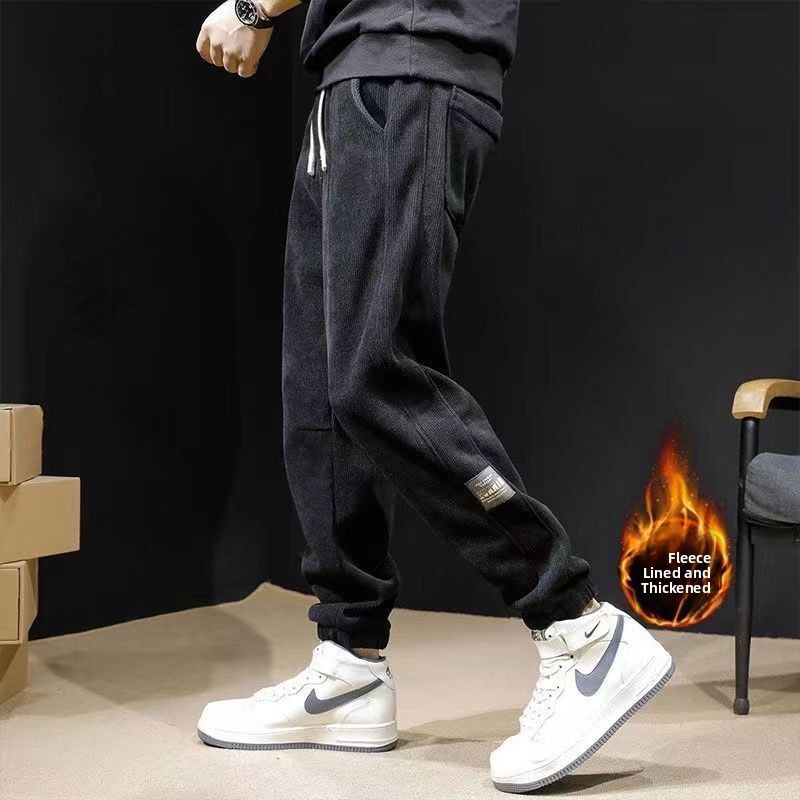 Calças Casuais Masculinas de M - Corduroy Pant Warm avaliação e preço