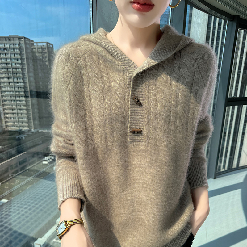 100% puro vison cashmere malha - Wool Coat Peacoat avaliação e preço