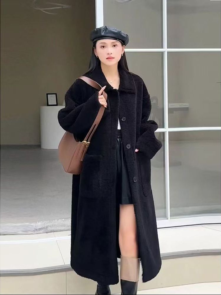 Jaqueta Feminina Plus Size Est - Wool Coat Peacoat avaliação e preço