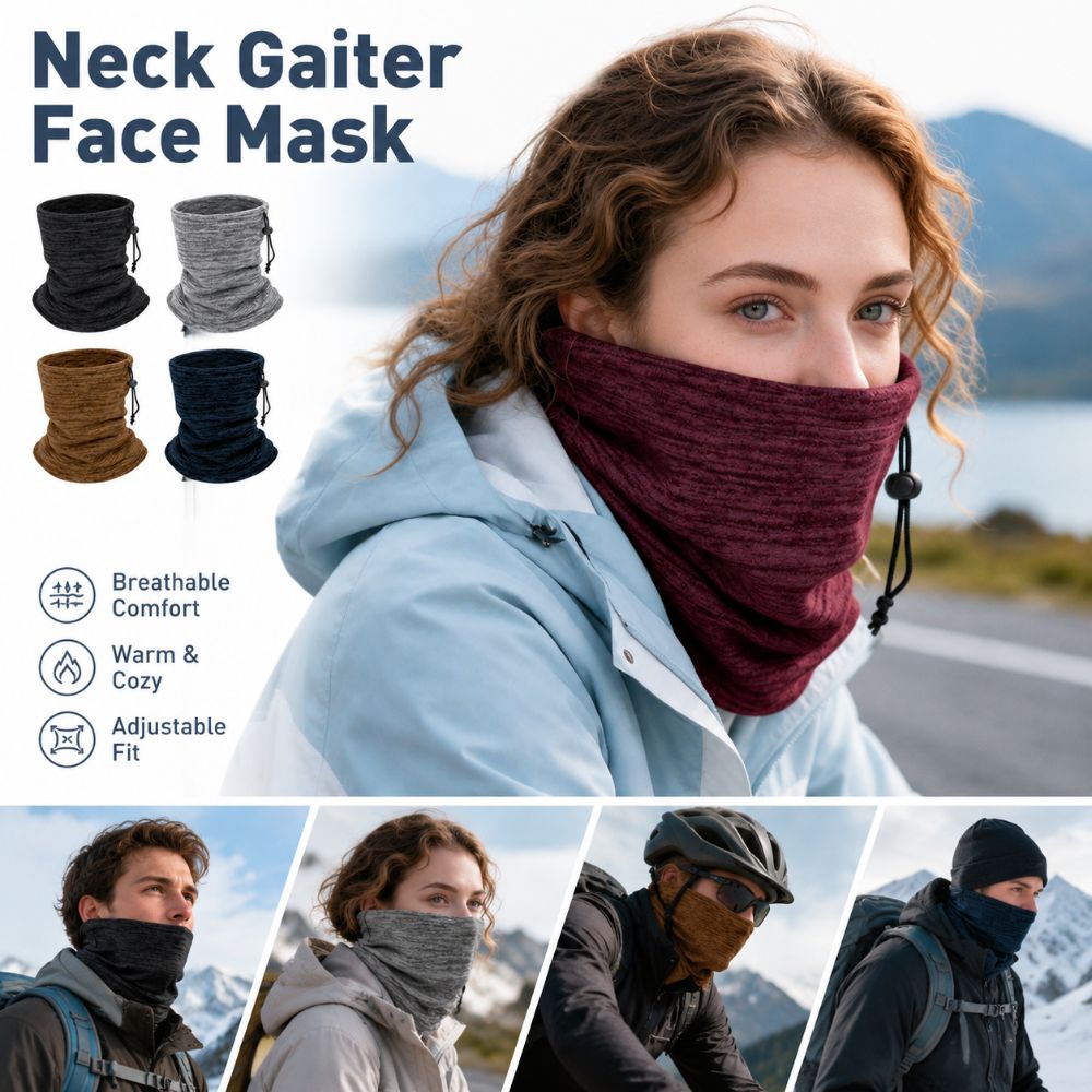 Novo protetor de pescoço em fl - Neck Gaiter Fleece avaliação e preço